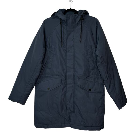Everlane The ReNew Long Parka Coat India Ink Men's Size Small NWT Primaloft - Picture 4 of 16